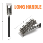 Grill Brush with Extra Strong Long Handle