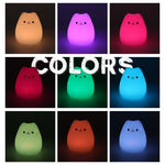 Cat Night Lamp (Silicone)