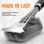 Grill Brush with Extra Strong Long Handle